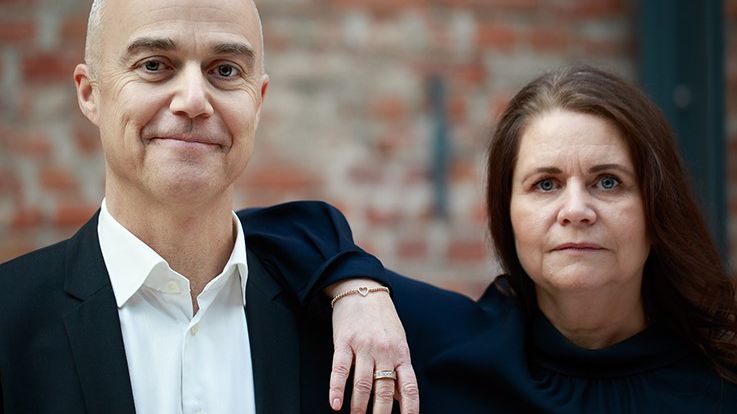 Mike Florette och Lisbet Duvringe