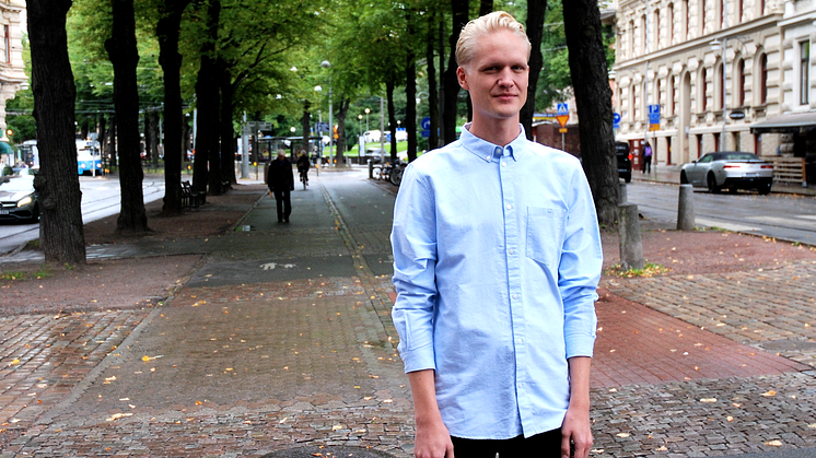 Emanuel Andersson, affärsutvecklare på GU Ventures men inriktning på IT och AI. 
