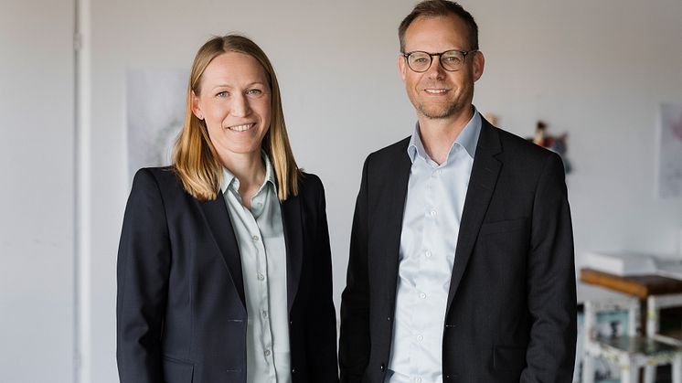 Sofie Eliasson Morsink, ordförande och Anders Fredriksson, vice ordförande