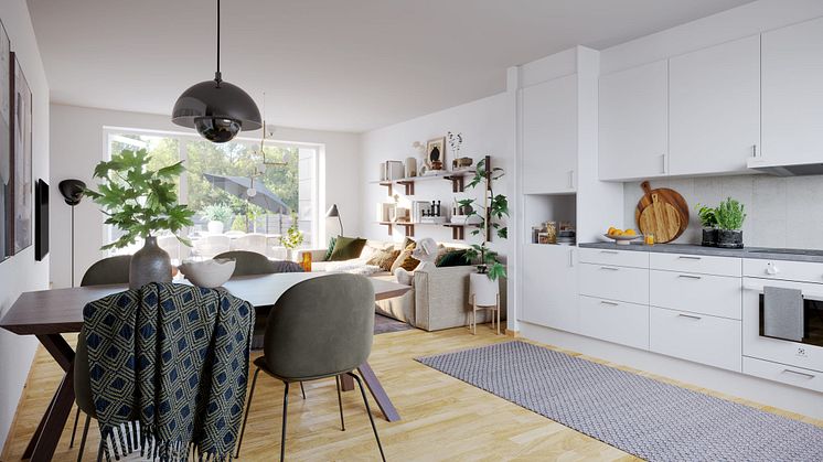 3D - Bottenvåning radhus 