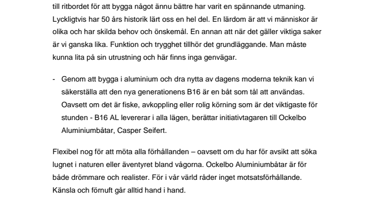 Legendariska Ockelbo B16 är tillbaka