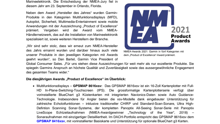 PM Garmin NMEA Awards 2021