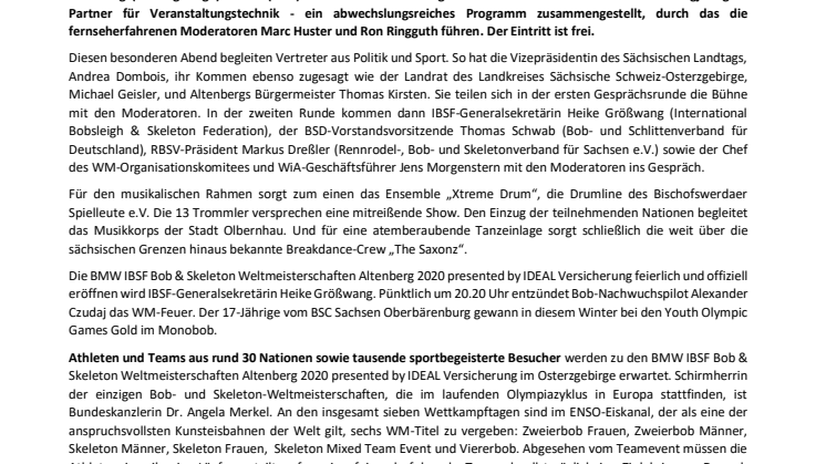 WM Eröffnungsfeier