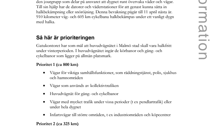 Nu kom vintern till Malmö
