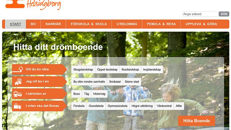 Hitta ditt drömboende i Familjen Helsingborg 