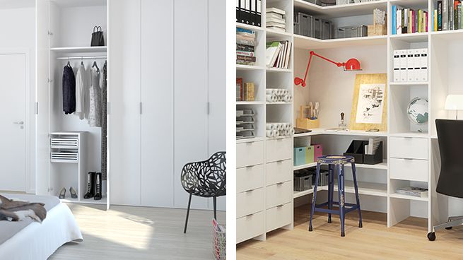 UNIQ förvaringslösningar. Dansk design med svenska instruktioner. Hos Woody Bygghandel.