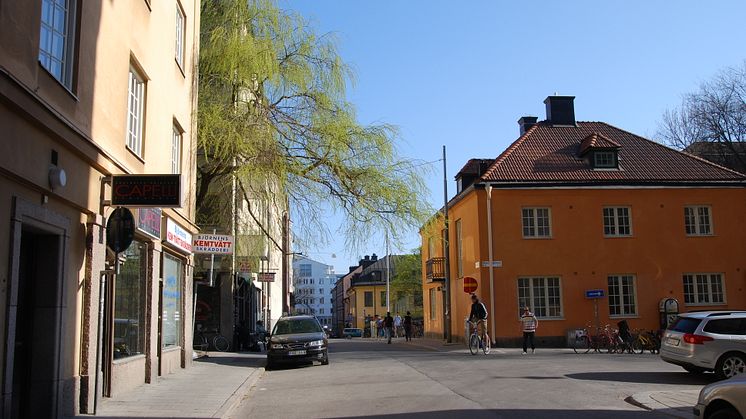 Sommarbild tagen vid Mariatorget i Stockholm. Foto: Mostphotos