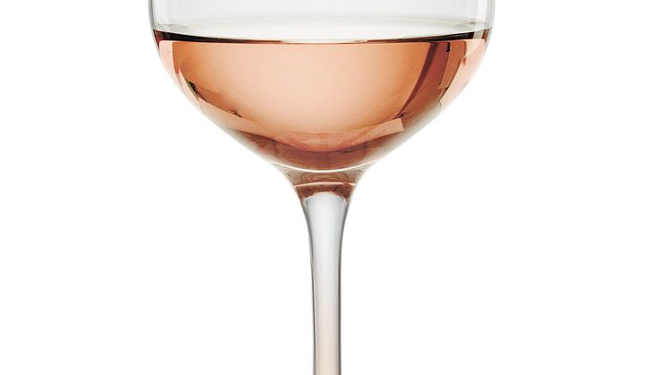 Rosefargede glass Odyssé Hadeland Glassverk