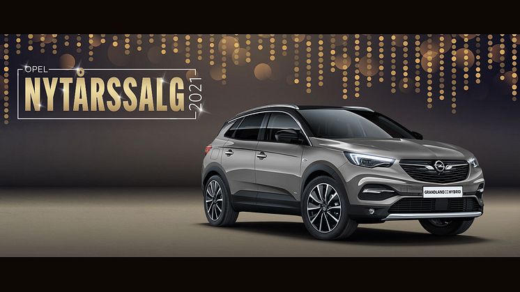 Opel digitalt nytårssalg fra 2. og 3. januar: Stærke tilbud og en ren danmarkspremiere
