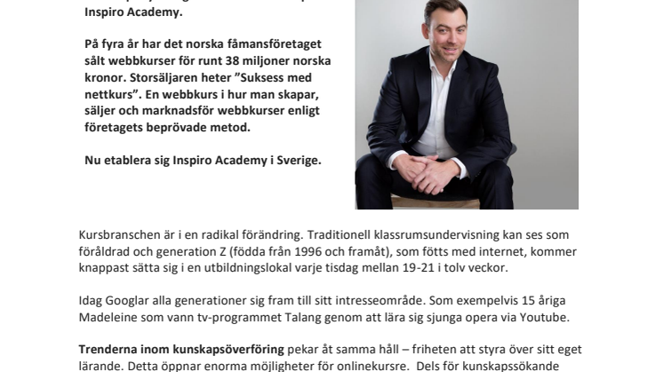 Webbkurs gav mångmiljonintäkt!