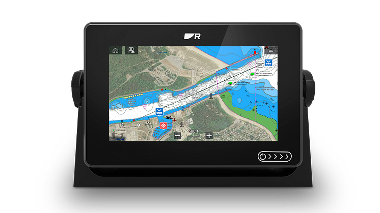 High res image - Raymarine - Axiom+ 7" front chart