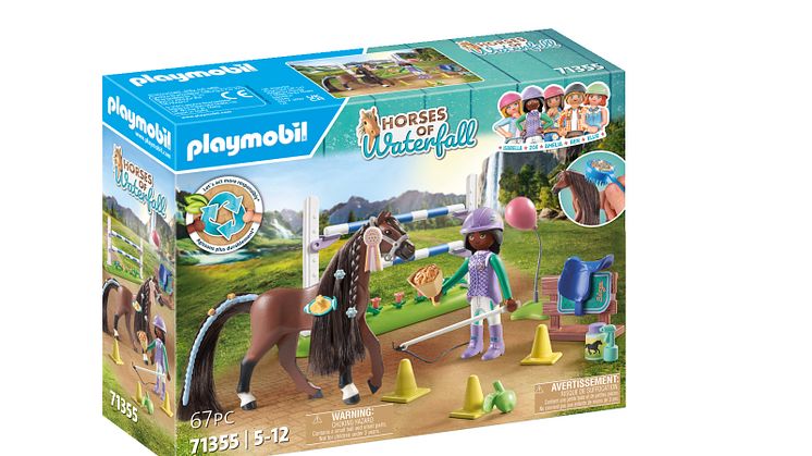 Zoe & Blaze mit Turnierparcours (71355) von PLAYMOBIL