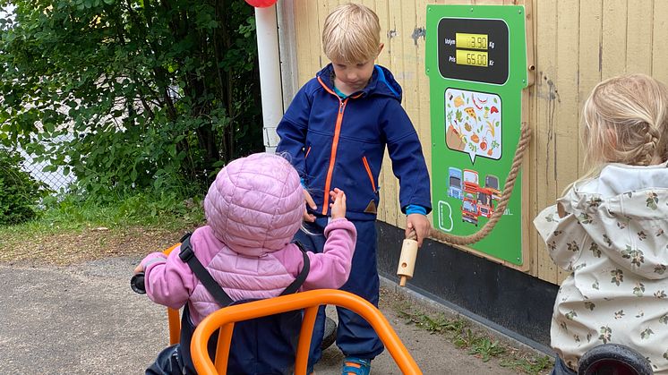 Biogaspump Trollets förskola