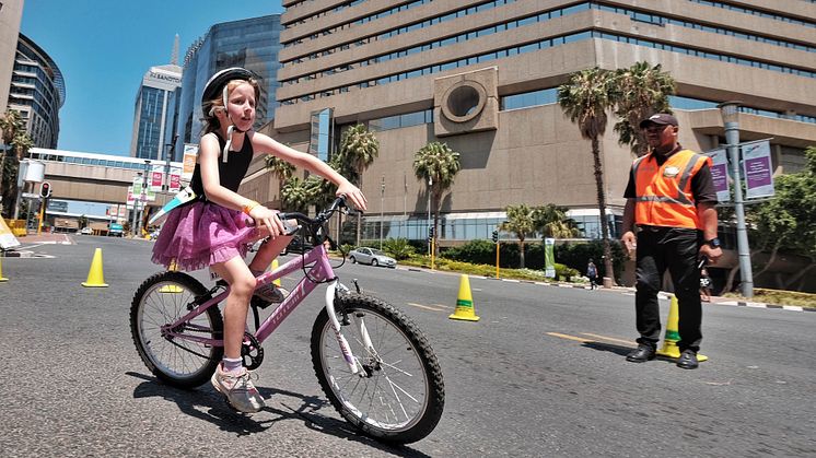 Kids take over the Sandton streets for a RunCycleRun