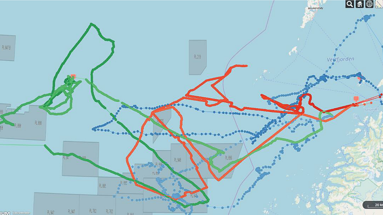 Glider prosjektet - rute 2018