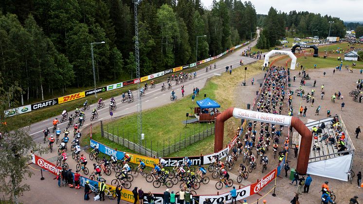 Cykelvasan 90 2019 starten Sälen