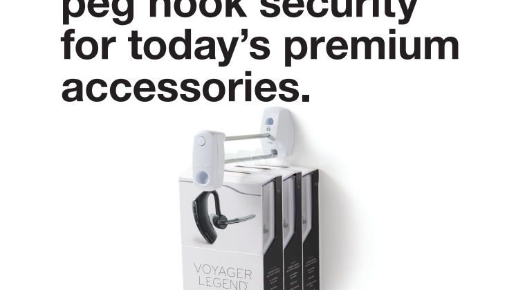 Varularm från Gate Security - IR Locking Hooks, InVue