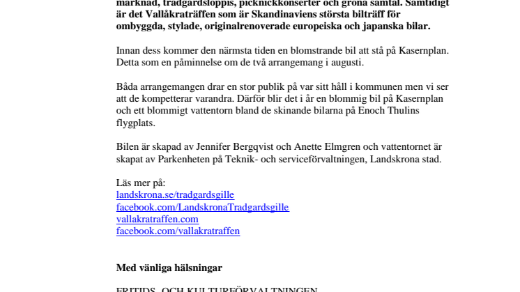 Blommor och Bil