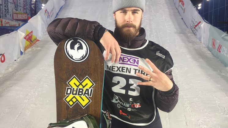 Niklas Mattsson hade en bra kväll i modemetropolen Milano. Här efter kvällens final där han slutade på en fjärdeplats