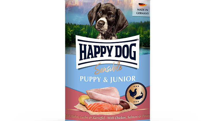 Happy Dog Young: In der Kategorie "Hunde Nassfutter" zum "Produkt des Jahres" ausgezeichnet