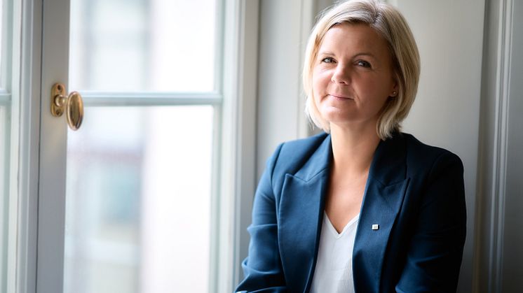 Melinda Lemke är hållbarhetsansvarig vid Glasbranschföreningen. Bild: Magnus Östh
