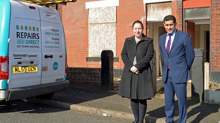 Derelict properties brought back into use