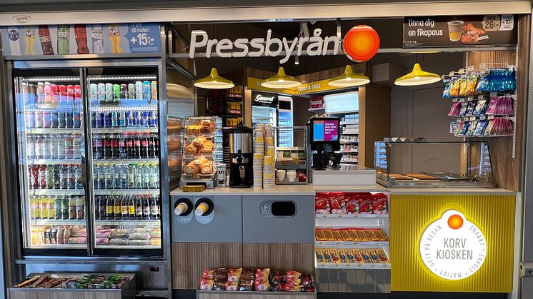 Pressbyrån öppnar satellitbutik i Linköping Resecentrum