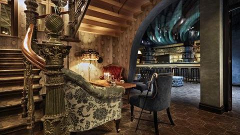 Lobbyn på Stora Hotellet Umeå av Stylt Trampoli, utsett till världens bästa nya boutiquehotell 2014 i World Boutique Hotel Awards