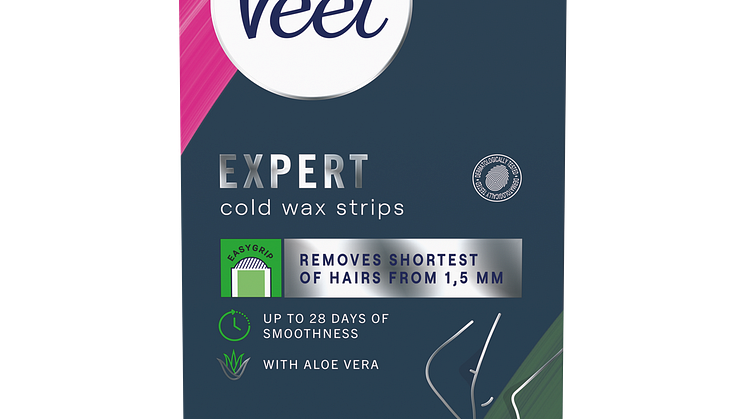 Veet Expert Cold Wax Strips Dry Skin