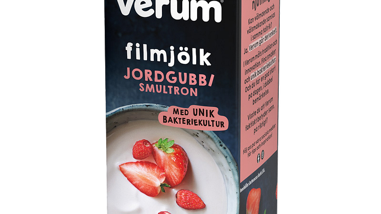 Verum Filmjölk Jordgubb-Smultron