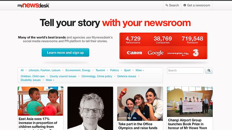 “Pinterest for PRs” - Mynewsdesk unleashes the visual power of brand stories