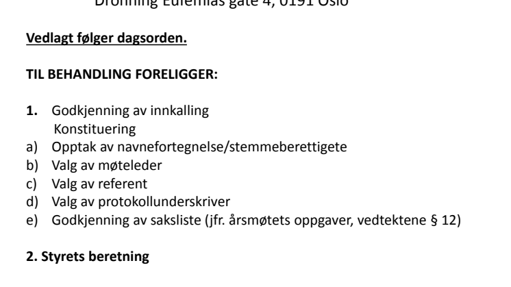 INNKALLING TIL ÅRSMØTE I NORSK RADONFORENING