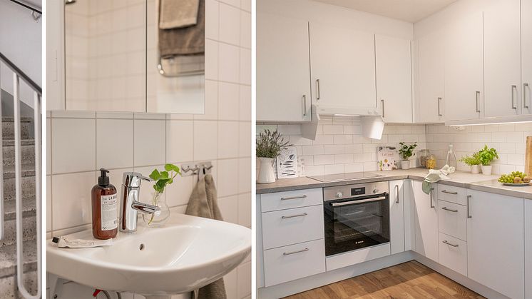 Nytt, fräscht och godkänd besiktning på Klockarevägen 5 och 7 och efter ett dryg år av renovering. 