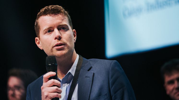 Johannes Holmberg, vd för AI-bolaget Calejo Industrial Intelligence