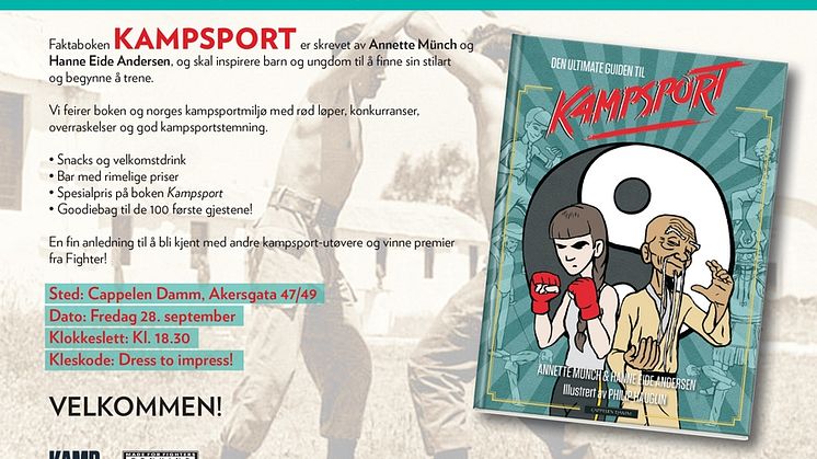 Vekommen til boklansering: Kampsport