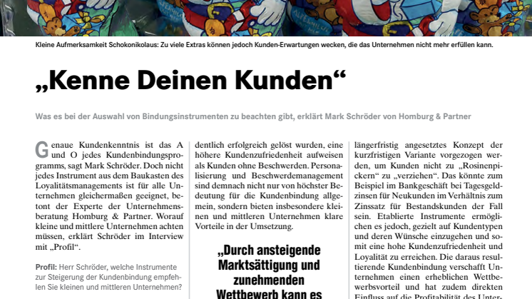 "Kenne Deinen Kunden": Mark Schröder im Interview über Kundenbindungsinstrumente 