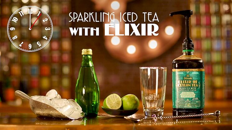 Kolsyrat iste med Dilmah Elixir