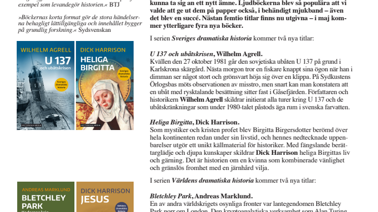 Pressmeddelande bokserier maj 2021