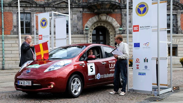 Miljön vinnare i Oresund Electric Car Rally 