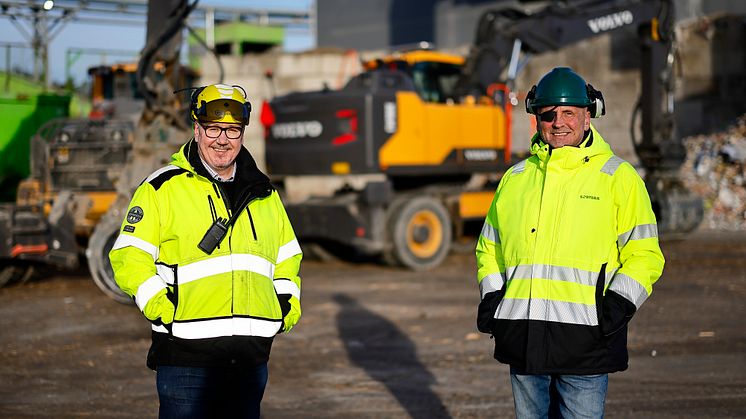 Lars Jönsson och Peter "Peppe" Bergström på Sortera