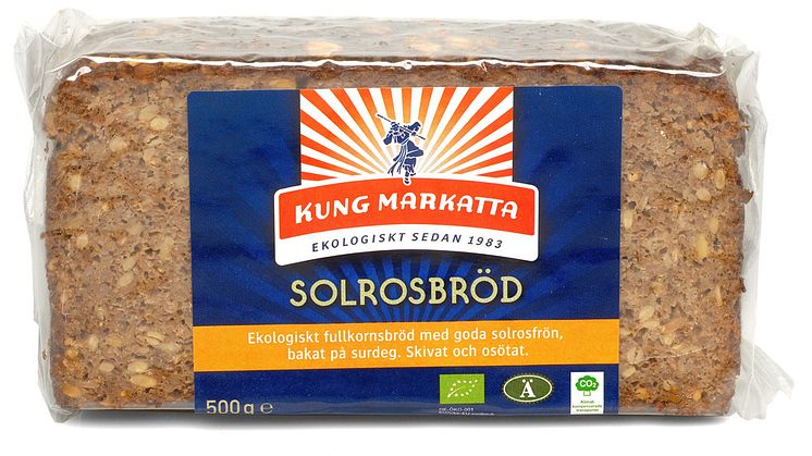 Kung Markatta delar ut ekologiska solrosbröd i samband med Skåne Lyfter!