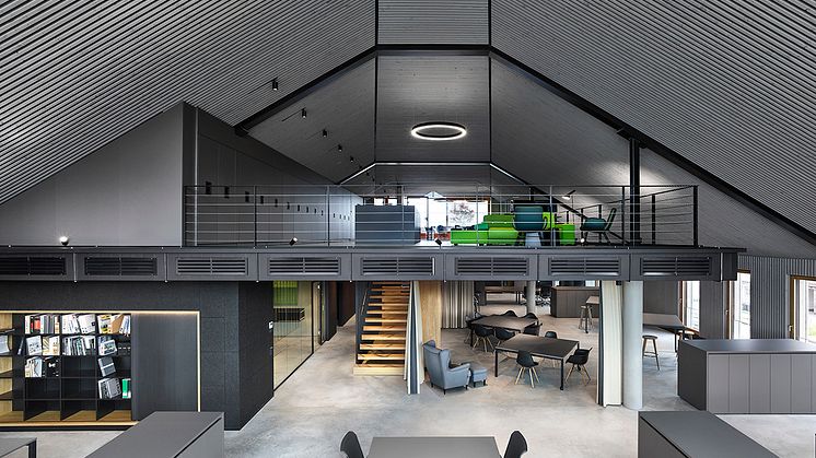 Offene, moderne Arbeitswelten im Büro von w:architekten