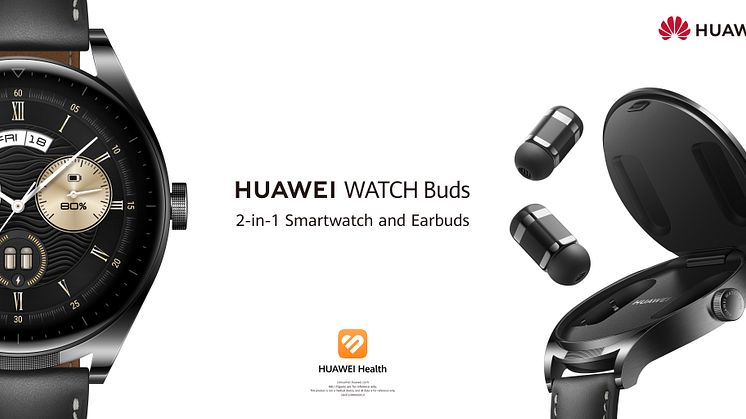 Huawei Watch Buds, 2-i-1-løsning 