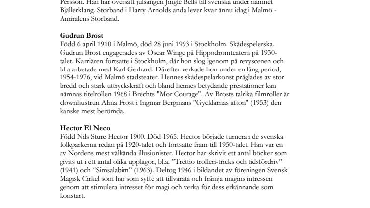 Bilaga till Way to go