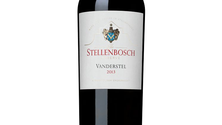 Stellenbosch Reserve Vanderstel - nytt succévin från Jean Engelbrecht!