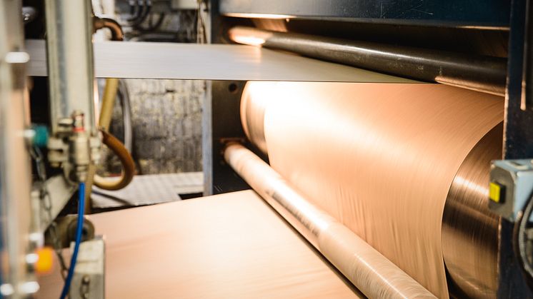 Produktionen hos Peterson Packaging AB i Norrköping. Fotograf: Crelle
