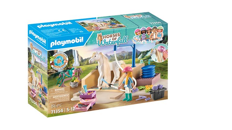 Isabella & Lioness mit Waschplatz (71354) von PLAYMOBIL
