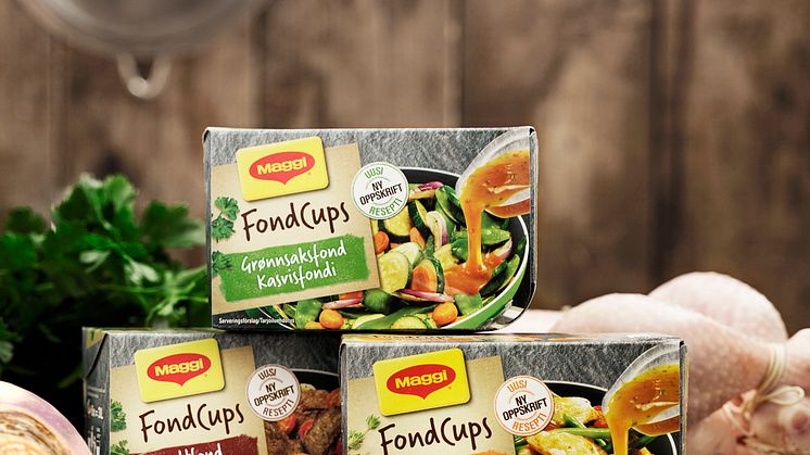 MAGGI Fond Cupsit uudistuivat entistä herkullisemmiksi