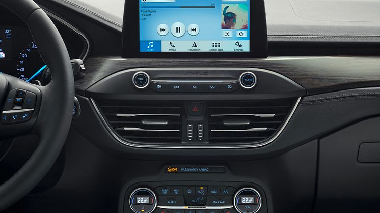 Ny Ford Focus Vignale interiør