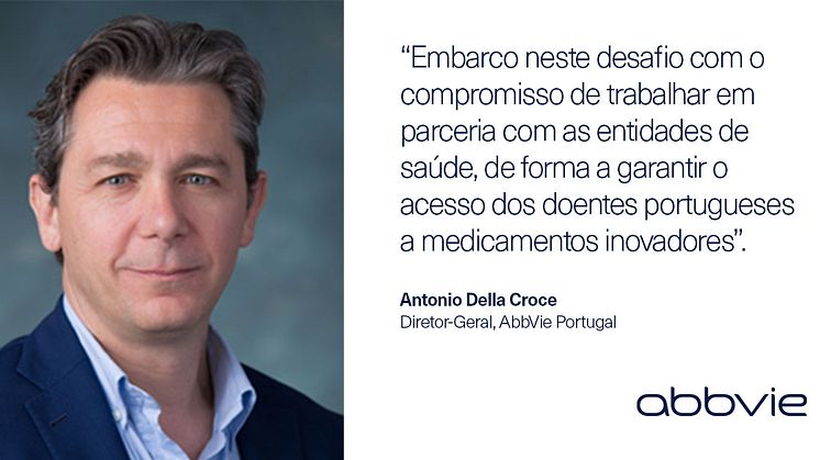 Antonio Della Croce é o novo diretor-geral da AbbVie Portugal